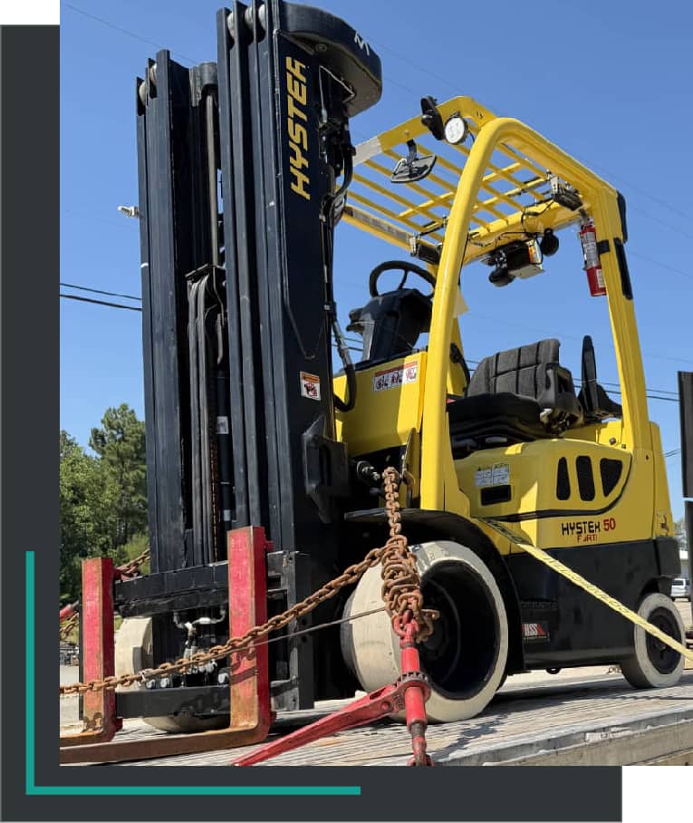 Yellow Hyster 50 Forklift